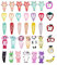 Kafeiya Mollette per Capelli Bambina,Mollette Capelli Bambina,Fumetto Mollette per Capelli,Fumetto Mollette per Capelli Bambini Animale,per Festival Foto Puntelli e Daily Decorate(36 Pezzi)