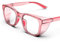 TOREGE Transparente Schutzbrille mit seitlichen Protektoren, beschlagfrei und kratzfest mit rutschfesten Griffen und umfassendem UV-Schutz - Ideale Schutzbrille für Frauen und Männer
