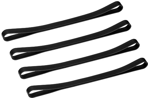 QUARKZMAN Handtuch Bänder 4 Packung Gummi Handtuch Klammern für Kreuzfahrt Stühle Schwimmbad Reisen Strand Urlaub Bessere Auswahln für Handtuch Klammern Schwarz