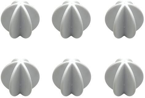 Bodundirect 6 Stück Ersatz Kunststoff Shaker Ball Schneebesen Protein Shaker Mixer Mixing Ball Trinkflasche Cup Blend Shaker (Durchmesser: 3,8 cm) (weiß)