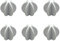 Bodundirect 6 Stück Ersatz Kunststoff Shaker Ball Schneebesen Protein Shaker Mixer Mixing Ball Trinkflasche Cup Blend Shaker (Durchmesser: 3,8 cm) (weiß)