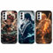 LYUBFDC 3 Stück Handyhülle für Samsung Galaxy A14 5G Hülle 6.8 Zoll, Anime Kamado Tanjirou Zenitsu Muichirou Manga Muster Design Case Cartoons Schutzhülle TPU Silikon Charmant für Jungen