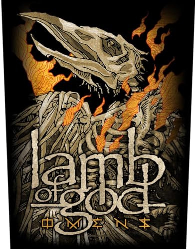 Lamb of God Omens None Backpatch multicolor Band-Merch, Bands
