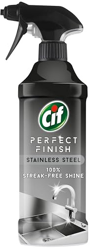 Cif Stainless Steel Specialist Cleaner Spray, 435ml (Pack of 5)