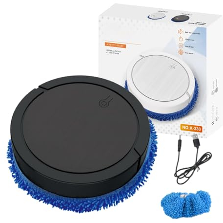 Robot Smart Mop | Intelligent Floor Cleaner with Multi Functions,Silent Smart Cleaner Wet and Dry for Balcony, Kitchen, Bedroom, Study Room, Living Room