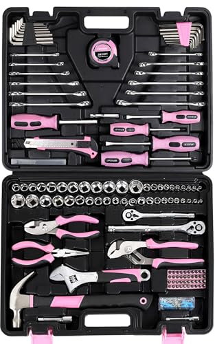 FASTPRO 225-teiliges Haushaltswerkzeug-Set Pink