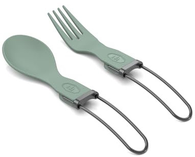 TEKK Faltbares Besteck-Set, Grün