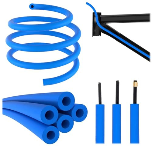 2 Stk 1,5 M Bike Rahmen Interne,Schaum Schaltung Gehäuse Dämpfer Hülse für Fahrrad,Fahrrad Rahmen Innengehäuse Dämpfer,Zur Verwendung mit Außendurchmessern bis 6 mm,Bike Shift/Bremse/Hydraulikschlauch