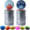 THE TWIDDLERS 12er Pack Knete mit Farbwechselfunktion + 8 Mini UV-Lampen - Hitze- & UV-Reaktive Zauberknete Pong, Bierpong Wärme & Schwarzlicht - Kinder Mitgebsel/Geschenk