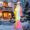 OurWarm 8FT Christmas Inflatable Outdoor Decoration, Pink Nutcracker Inflatable Christmas Blow up Yard Decorations with LED Lights, Nutcracker Christmas Decor Outdoor for Yard Garden Lawn