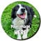 Personalised Photo Fridge MAGNETS Big or small Customised Image Text Logo High Gloss Printed Picture square love heart round (Big Round)