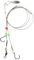 Circle Hook Rigs with 49 Strands Steel Leaders-Saltwater Surf Fishing Tackle Kit Heavy Duty Hooks 7 * 7 Strands Steel Wire with Nylon-Coating Leader… (Hook Size :1/0#)