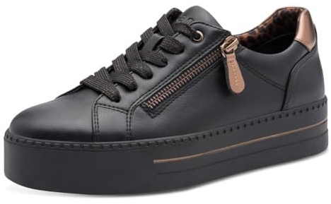 Jana Damen 8-23767-43 Sneaker, Black/Copper, 39 EU