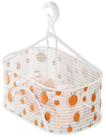 Joalpysm Hanging Peg Bag, Peg Basket for Washing Line with Hanger, Reusable Clothes Peg Bag for Home and Garden Use