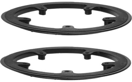 YARNOW 2 Stück Zahns cheibe Fahrrad-Kettenradschutz Fahrradfahrradwache Fahrradkettenschutz Kettenschutz für Kinderfahrräder Fahrrad Schwungradschutz Plastik Black