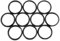 Einzelne Auswahl an O-Ringen aus NBR70, 1-40mm Innendurchmesser, Dichtungsringe (2 Stück, 18x2)