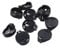arlote 10pcs Black Round Button Battery Holder Case for CR2032 2016 2025