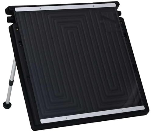 2 colectores solares de piscina de 150 x 75 cm para calefacción eficiente de la piscina, funcionan con energía solar, duraderos y | ideal para piscinas de jardín y jacuzzis