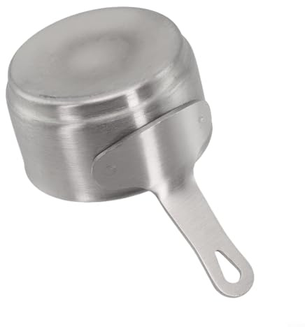 Small Saucepan Stainless Steel NonStick Milk Pan Boiling Pan for Cooking and Tea Making with Brushed Finish and Comfortable Handle (1)