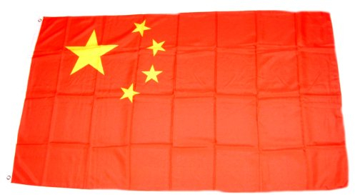 MM China Flagge/Fahne, wetterfest, mehrfarbig, 150 x 90 x 1 cm, 16300