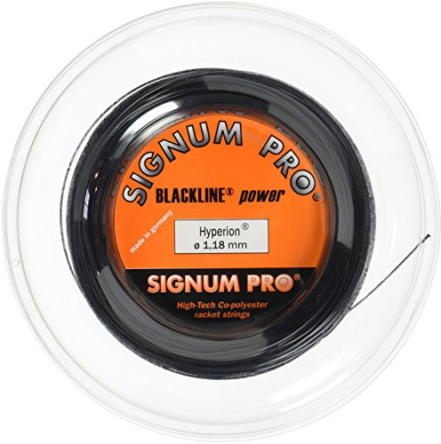 Signum Pro Still in Black-Mensur Tennisschläger, Hyperion, schwarz