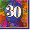 Everflag Party-Servietten 30 bunt