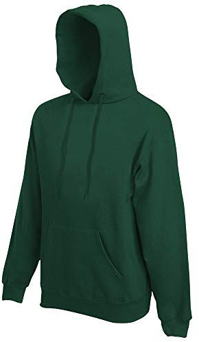 Fruit of The Loom - Sudadera con Capucha Hombre/Caballero - Deporte/Gimnasio/Running (2XL/Verde Botella)