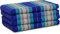 livasia Nachhaltige Klappmatratze aus Kapok - 200x80x8cm - Gästematratze, Faltbare Matratze für Van, ökologische Yogamatte, klappbares Gästebett, Liege für Garten und Balkon (Blau)