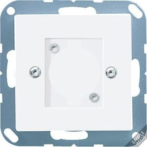 Abdeckung f. XLR-Steckdose weiß A 568-1 BF 4011377131644 Jung