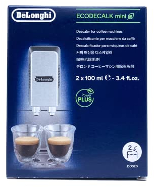 Delonghi 5513296011 ECODECALK Mini Coffee Machine Descaler 2 x 100 ml