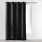 douceur d 'intérieur tenda a occhielli 140 x 280 cm microfibra unita, Poliestere, Nero, 280 x 140 cm