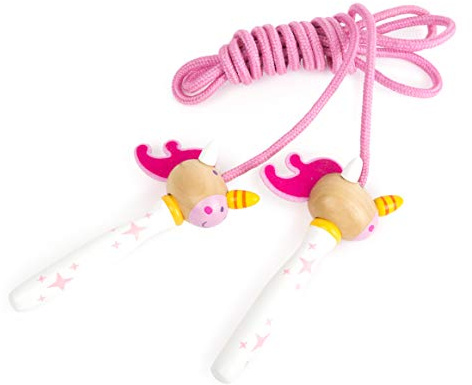 small foot 11275 Display Springseil Einhorn Luna, FSC 100%-Zertifiziert, 12er Set