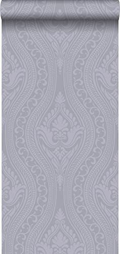 Origin Tapete Ornamente Lila und Grau 53 cm x 10.05 m