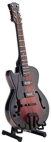 Klassische Gitarre Modell Miniatur Replik Mini Gitarre Modell Ornamente Musikinstrument Dekor Sammlung (#2)