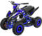 Actionbikes Motors Kinder Quad Elektro ATV Racer | 𝟑𝟔 Volt 𝟭𝟬𝟬𝟬 Watt Motor bis 𝟐𝟓 km/h - Kinderquad - Pocket Quad - Safety Touch Fußschalter - Für Kinder ab 6 Jahren (1000 Watt Schwarz/Blau)