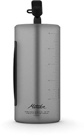 Matador Borraccia pieghevole da viaggio, 1 litro, TPU, Ripiegabile