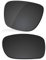 LenzReborn Verres polarisés de rechange pour lunettes de soleil Oakley TwoFace OO9189 - Plus d'options, Noir foncé – polarisé, Taille unique