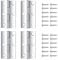 4 Pieces Door Hinges 2.5 inch Stainless Steel Folding Butt Hinges Ball Bearing Hinges with 24Pcs Screws for Internal Doors Home Furniture Hardware Cabinet Cupboard