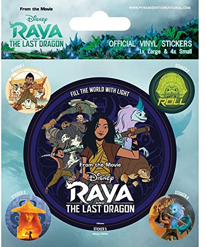 Pyramid Raya And The Last Dragon: Mythical Vinyl Sticker Merchandising Ufficiale
