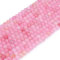 Cheriswelry Lot de 10 brins de perles rondes en quartz rose naturel pour la fabrication de bijoux, colliers, bracelets