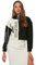 Trendyol schwarzer steile Kragen gedruckt grundlegend dünnes gestricktes Sweatshirt, schwarz,