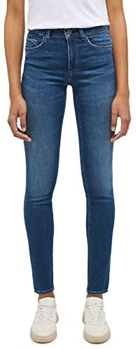 MUSTANG Estilo Shelby Slim Jeans, Azul Medio 602, 26W x 34L para Mujer