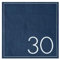 Ginger Ray MA-431 Serviette-30-Blau, Mittel