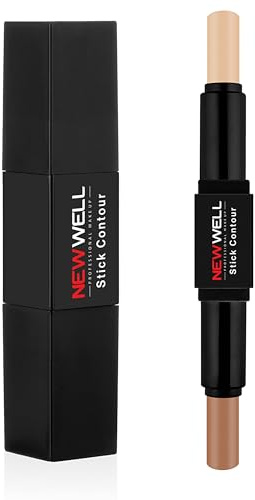 NEWWELL Contour Stick MakeUp Konturenstift mit Highlighter & Bronzer, Einfaches Konturieren, Präzise Anwendung, Hautpflegende Inhaltsstoffe 02
