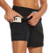 Arcweg Herren Badehose Badeshorts mit Kompression Liner 2 in 1 lässige Swim Shorts Kurz 5.5 Schnelltrocknend Boardshorts Strandshort mit Reißverschlusstasche Schwarz 2XL（EU）