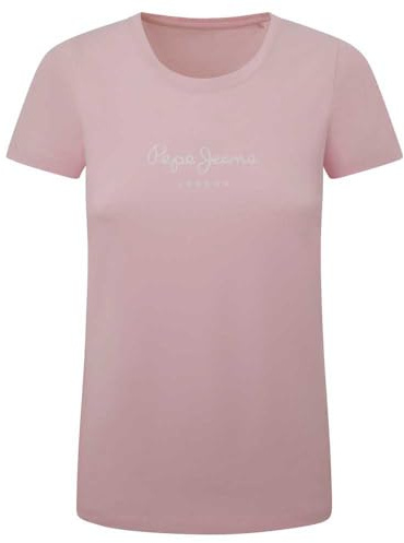 Pepe Jeans Damen New Virginia Ss N T-Shirt, Pink (Pink), XL