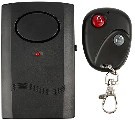Wireless Vibration Alarm Anti-Theft Alarm with Remote Control, Anti-Theft Burglar Alarm For Bicycle/Bike/Motorcycle/Car/Vehicles/Door/Window