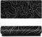 Nudiuhis Topographic Mouse Pad, Large XL Full Desk Mouse Mat, 35.03 x 15.74 inch, Black