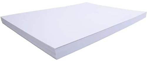 artdee® Bastelkarton – (50 x 70 cm / 180 g/m² / weiß) – 100 Blatt Bastelpapier Tonkarton – Buntpapier zum Basteln – für grenzenlose Gestaltungs- und Bastelmöglichkeiten