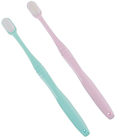 SEWOART Mikro-nano-zahnbürsten 2 Stück Nylon Tragbar Für Familie Damen Herren Langlebig Sanfte Mundreinigung